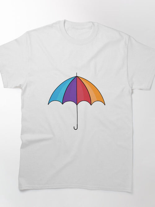 Zyntrai Colourful Umbrella Classic T-Shirt